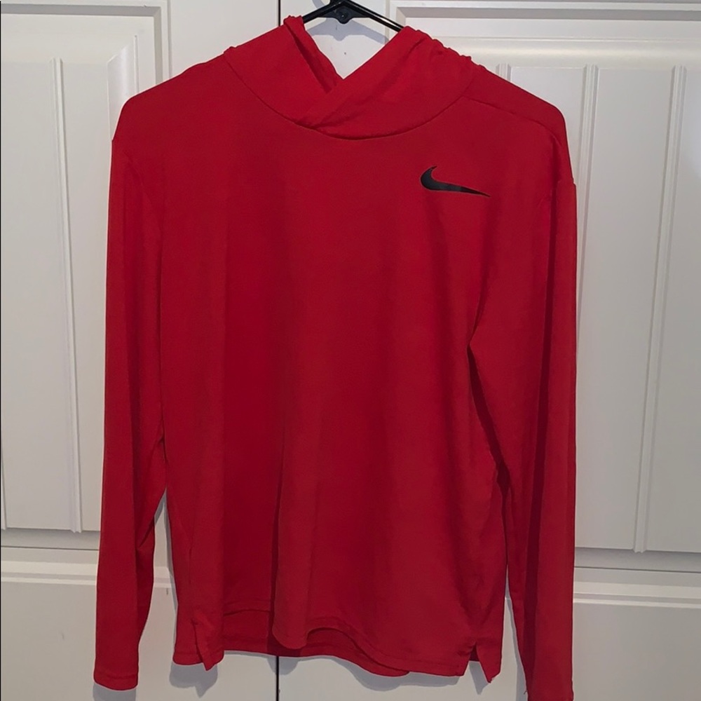 Nike Dri Fit Red long sleeve